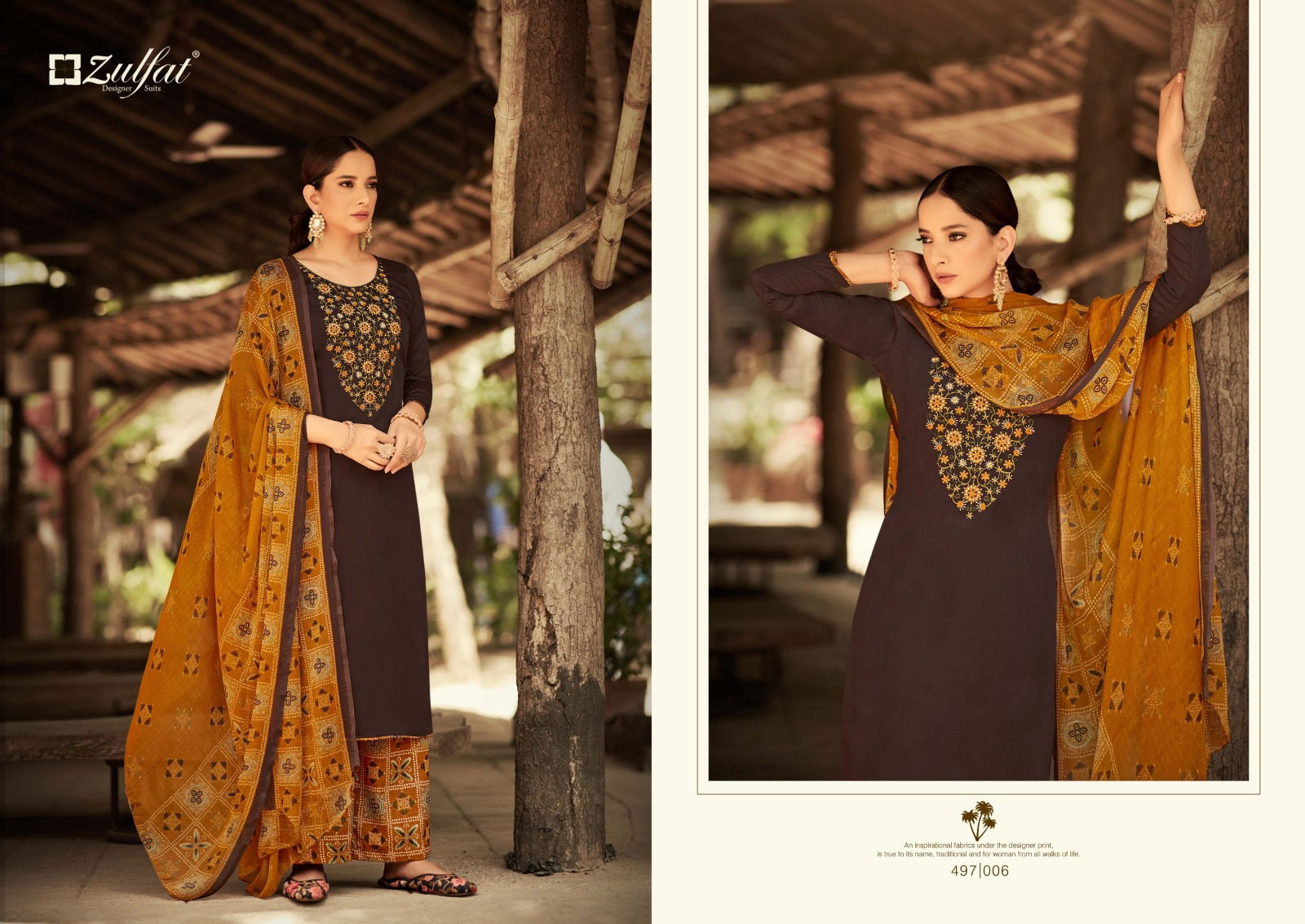 Zulfat Damini 497 Readymade Cotton Salwar Suit Catalog